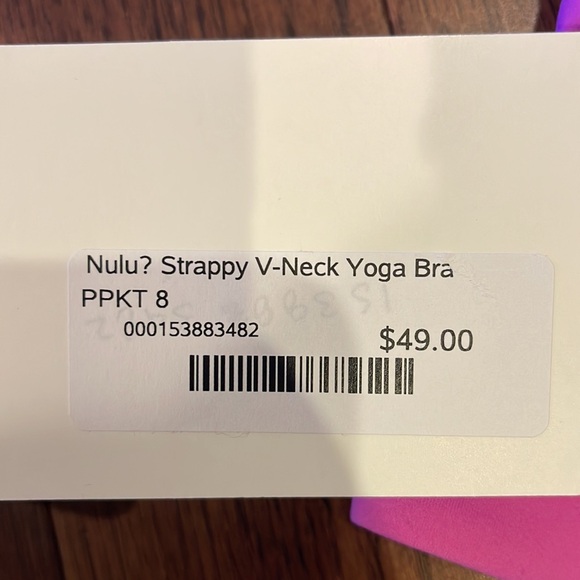 Lululemon Nulu Strappy V-Neck Yoga Bra - Picture 8 of 8